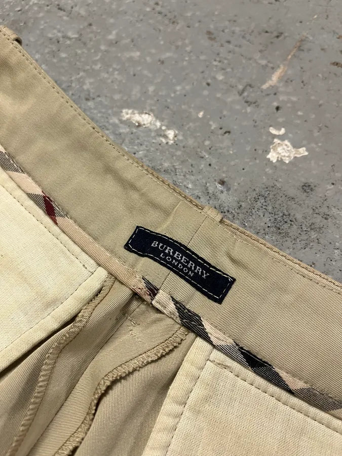 Burberry Beige Multi Pockets Belted Cargo Pants usUJxMV 10