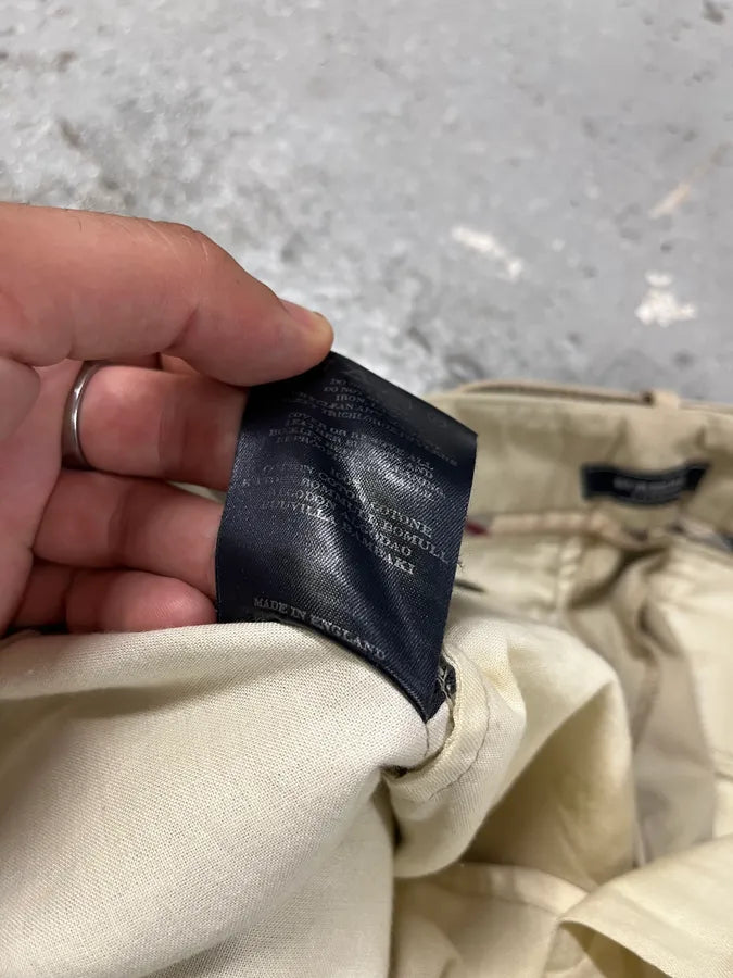 Burberry Beige Multi Pockets Belted Cargo Pants usUJxMV 11