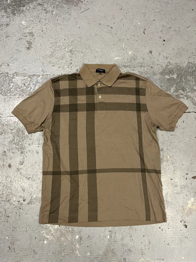 Burberry Beige Tartan Polo Shirt QWZmtNI 0