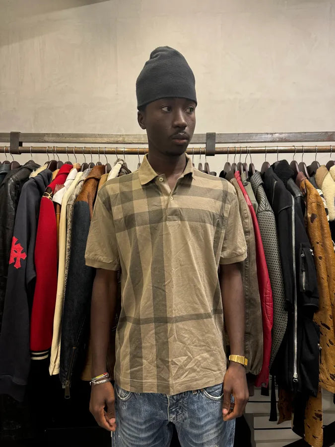 Burberry Beige Tartan Polo Shirt QWZmtNI 1