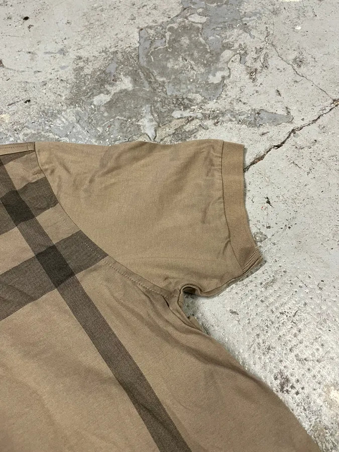 Burberry Beige Tartan Polo Shirt QWZmtNI 4