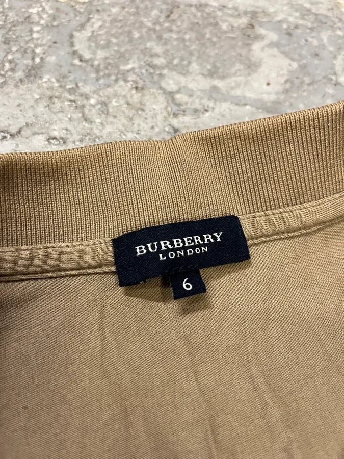 Burberry Beige Tartan Polo Shirt QWZmtNI 6
