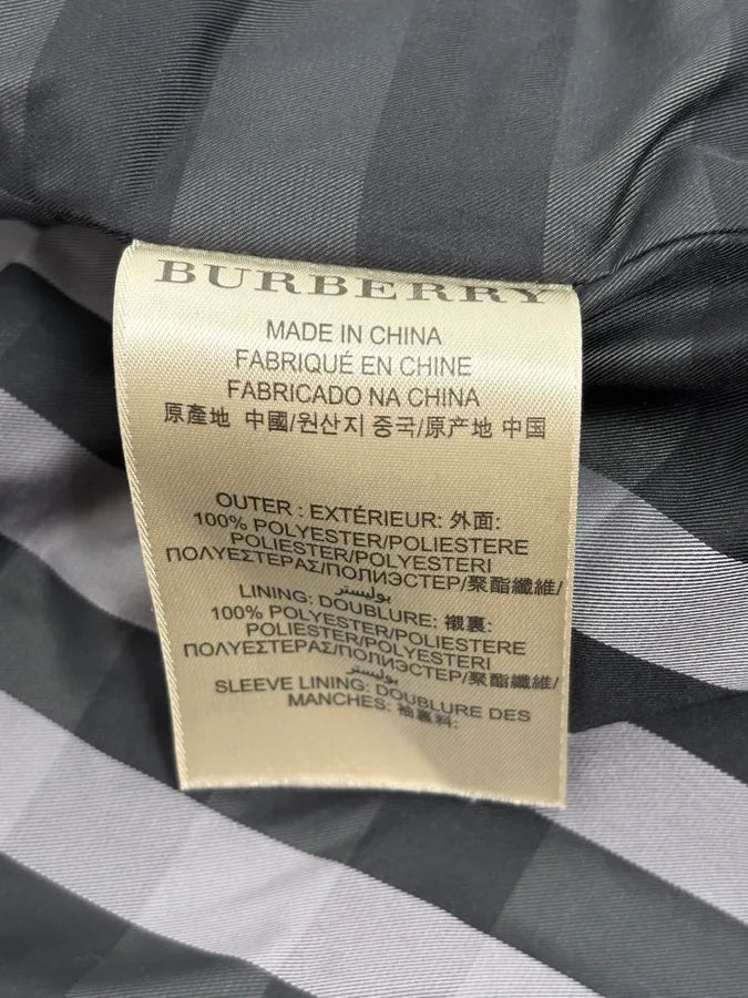 Burberry Black Classy Long Windbreaker Jacket PxRbWeU 11