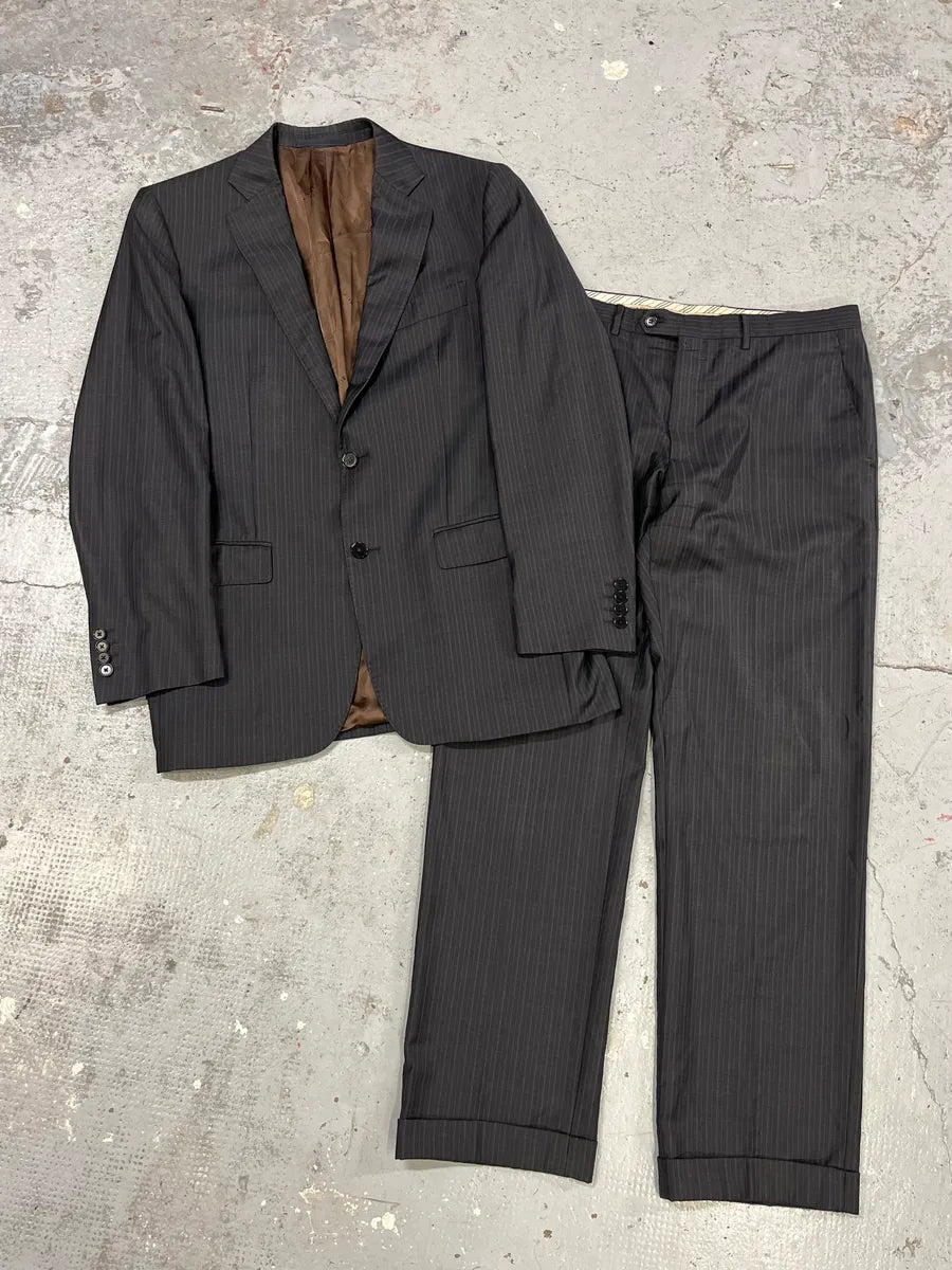Burberry Black Elegant Blazer & Pants Suit Set aHyiktF 0