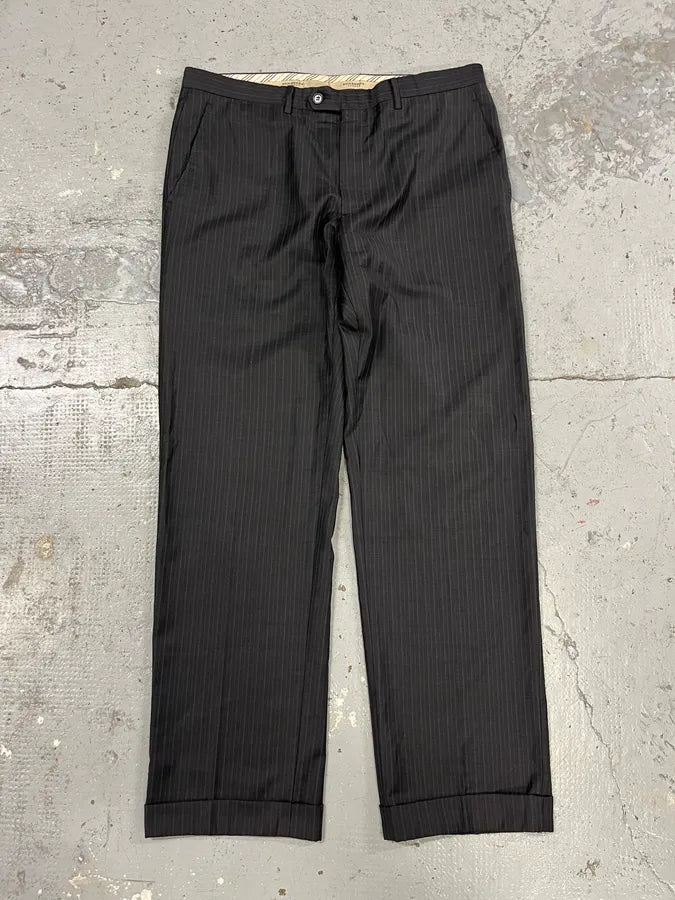 Burberry Black Elegant Blazer & Pants Suit Set aHyiktF 4