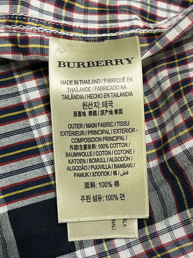 Burberry Black Lined Checkered Shirt NIevzUN 8