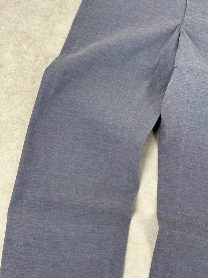 Burberry Blue Cotton Chino Pants voTfZYR 9