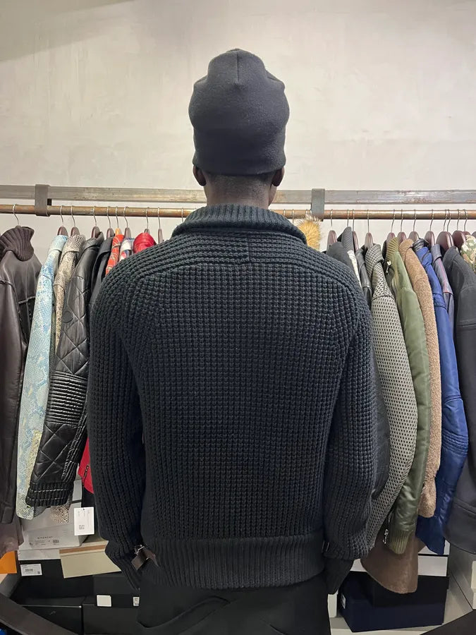 Burberry Brit Black Wool British Jacket sxrlmKW 4