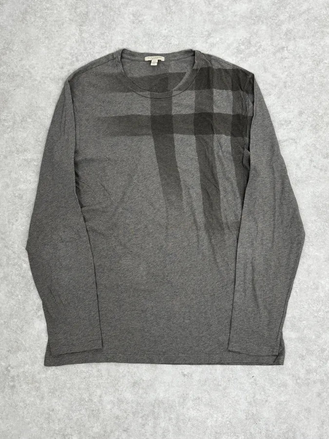 Burberry Brit Grey Signature Longsleeves yBZRfxH 0