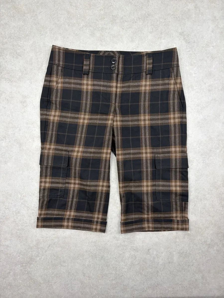 Burberry Brown Cozy Tartan Shorts KENTvrN 3