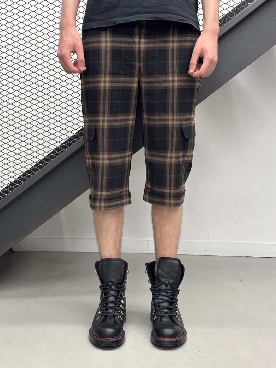 Burberry Brown Cozy Tartan Shorts KENTvrN 0