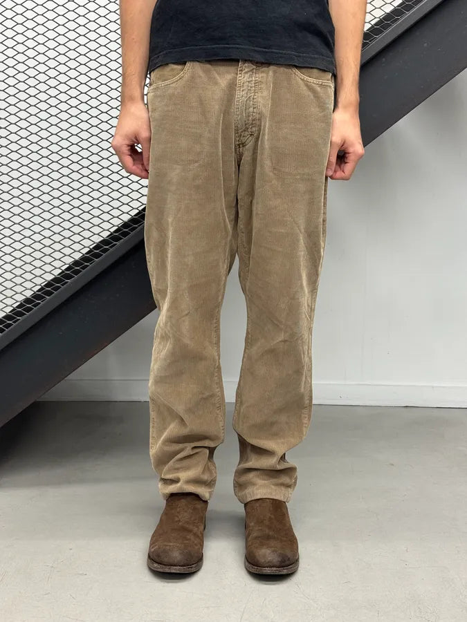 Burberry Beige Corduroy Cozy Pants aDRuBXR 1