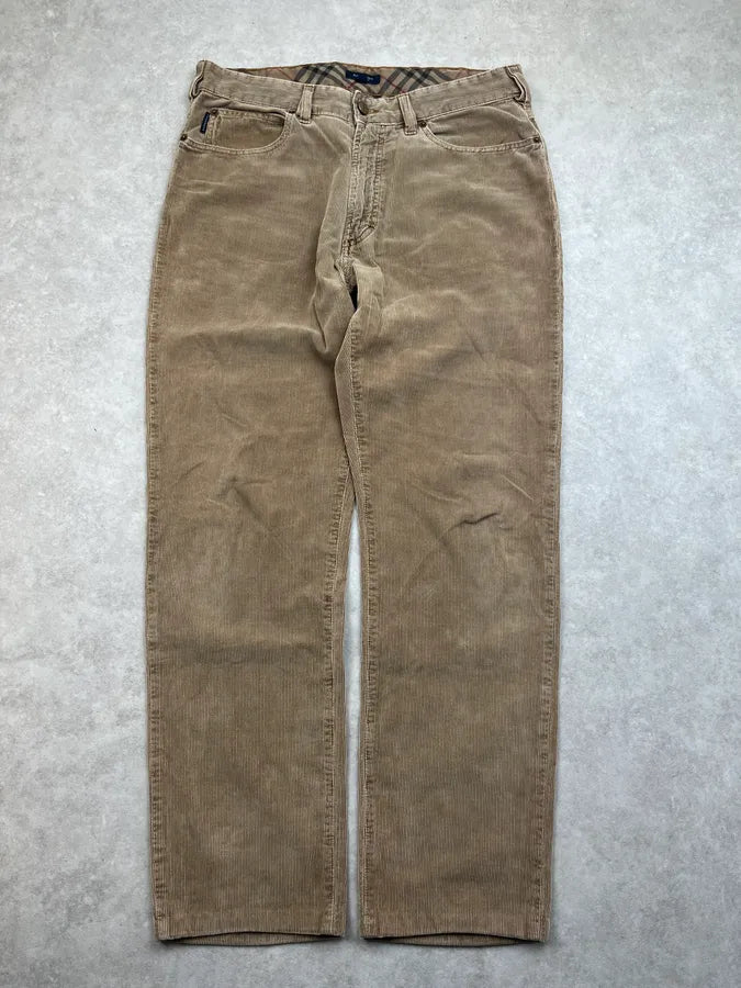 Burberry Beige Corduroy Cozy Pants aDRuBXR 0