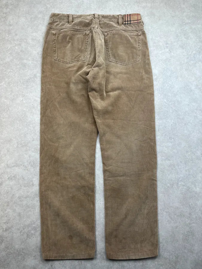 Burberry Beige Corduroy Cozy Pants aDRuBXR 4