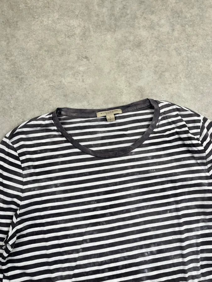 Burberry Grey White Striped Mariniere Longsleeve JPaNHSG 4