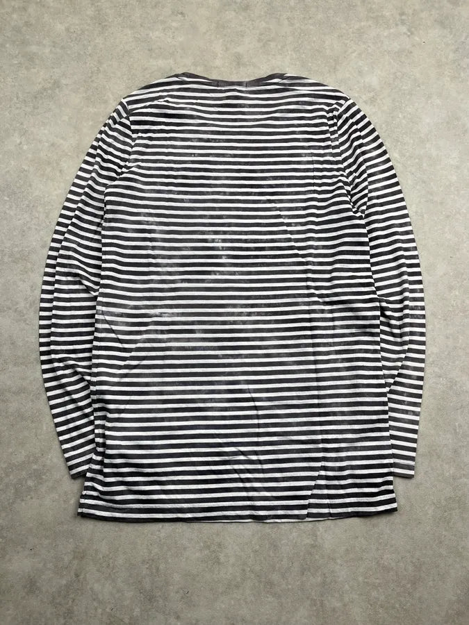 Burberry Grey White Striped Mariniere Longsleeve JPaNHSG 6