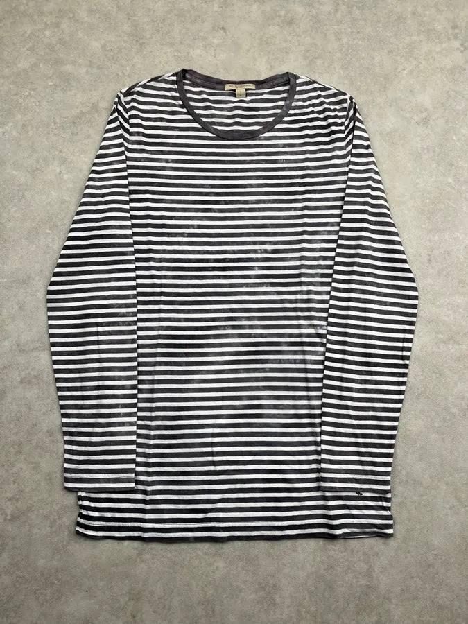 Burberry Grey White Striped Mariniere Longsleeve JPaNHSG 3