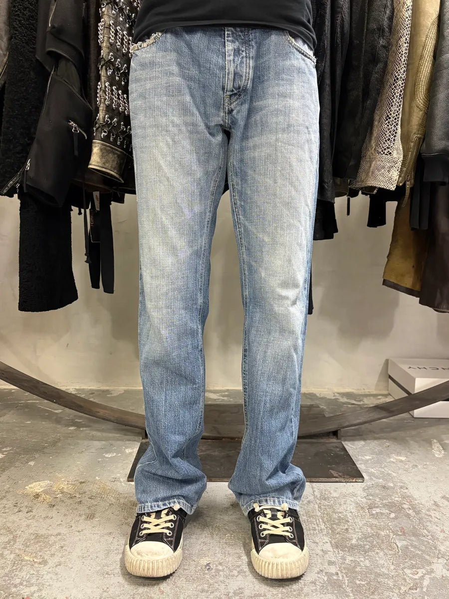 2000s Burberry Blue Faded Denim Jeans (L) aKjobHo 1