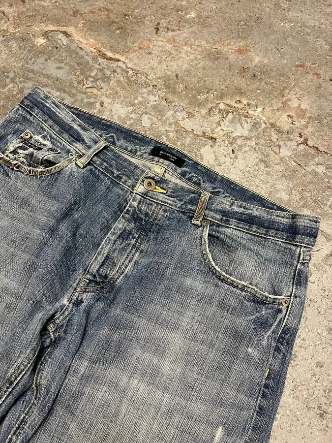 2000s Burberry Blue Faded Denim Jeans (L) aKjobHo 4