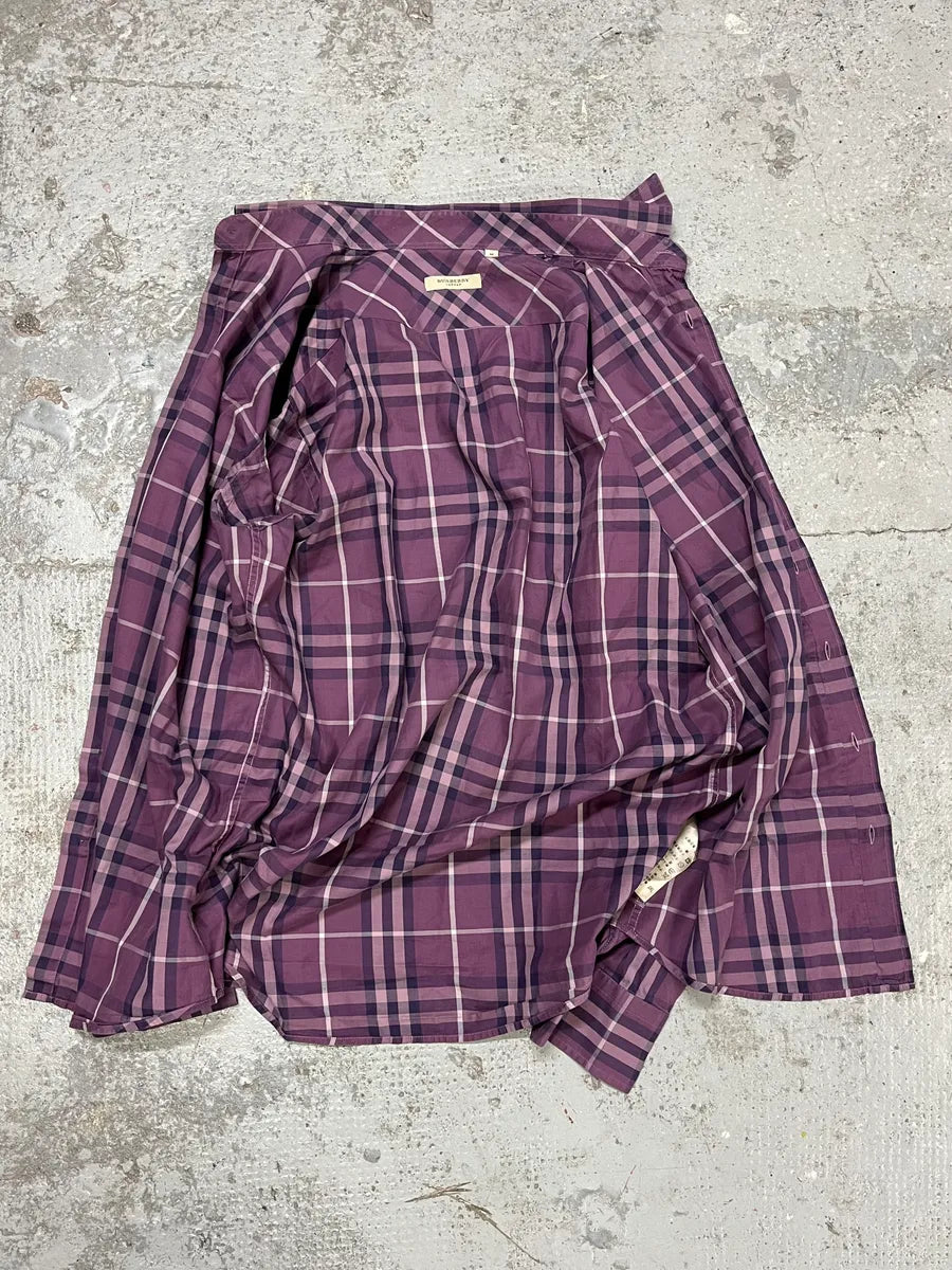 Burberry London Purple Tartan Shirt kGIZYuh 6
