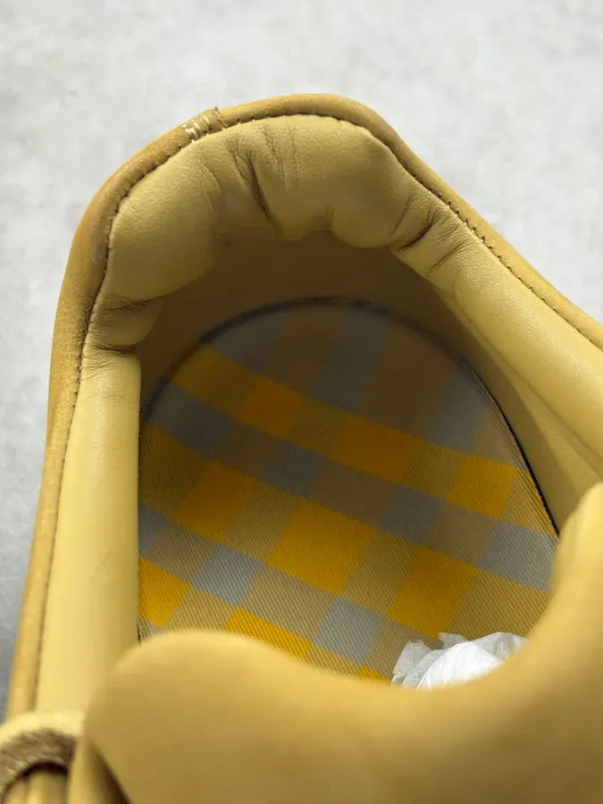 Burberry Mustard Leather Lace-Up Boat Shoes hDpakHZ 9