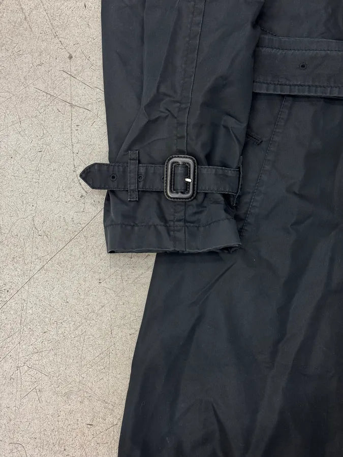 Burberry Faded Black Classic Modular Buttoned Trench Coat MCzgoOm 10