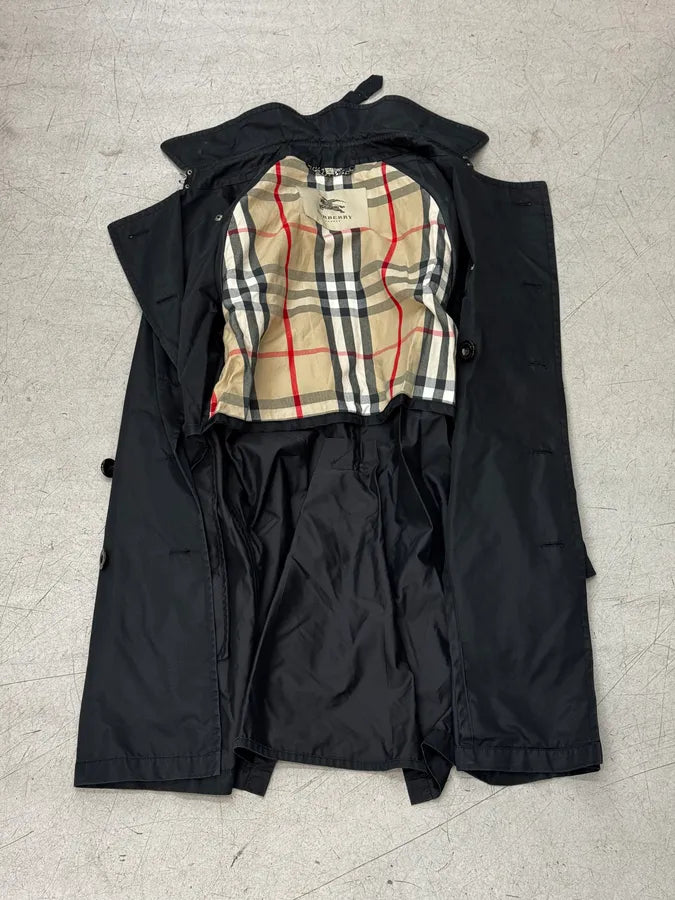 Burberry Faded Black Classic Modular Buttoned Trench Coat MCzgoOm 9