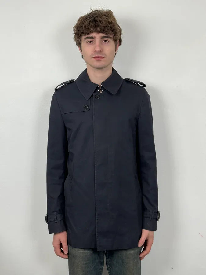 Burberry Navy Classy Trench Jacket OgwOwXJ 1