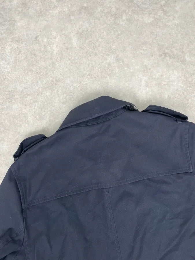 Burberry Navy Classy Trench Jacket OgwOwXJ 5