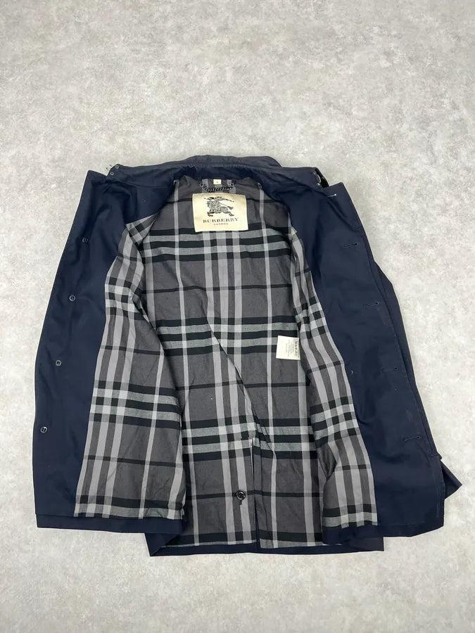 Burberry Navy Classy Trench Jacket OgwOwXJ 7