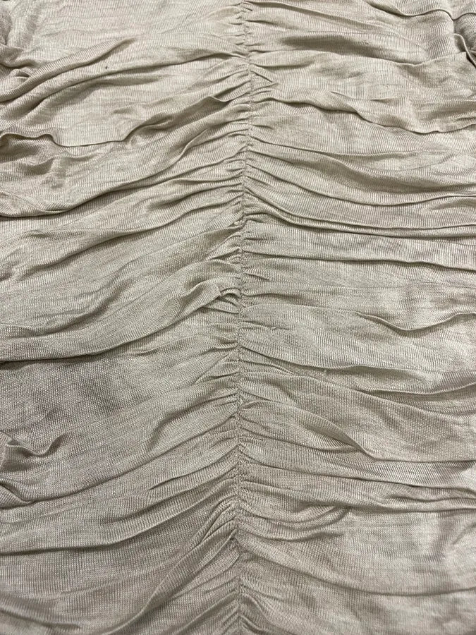 Burberry Pleats Beige Longsleeves (M) 3