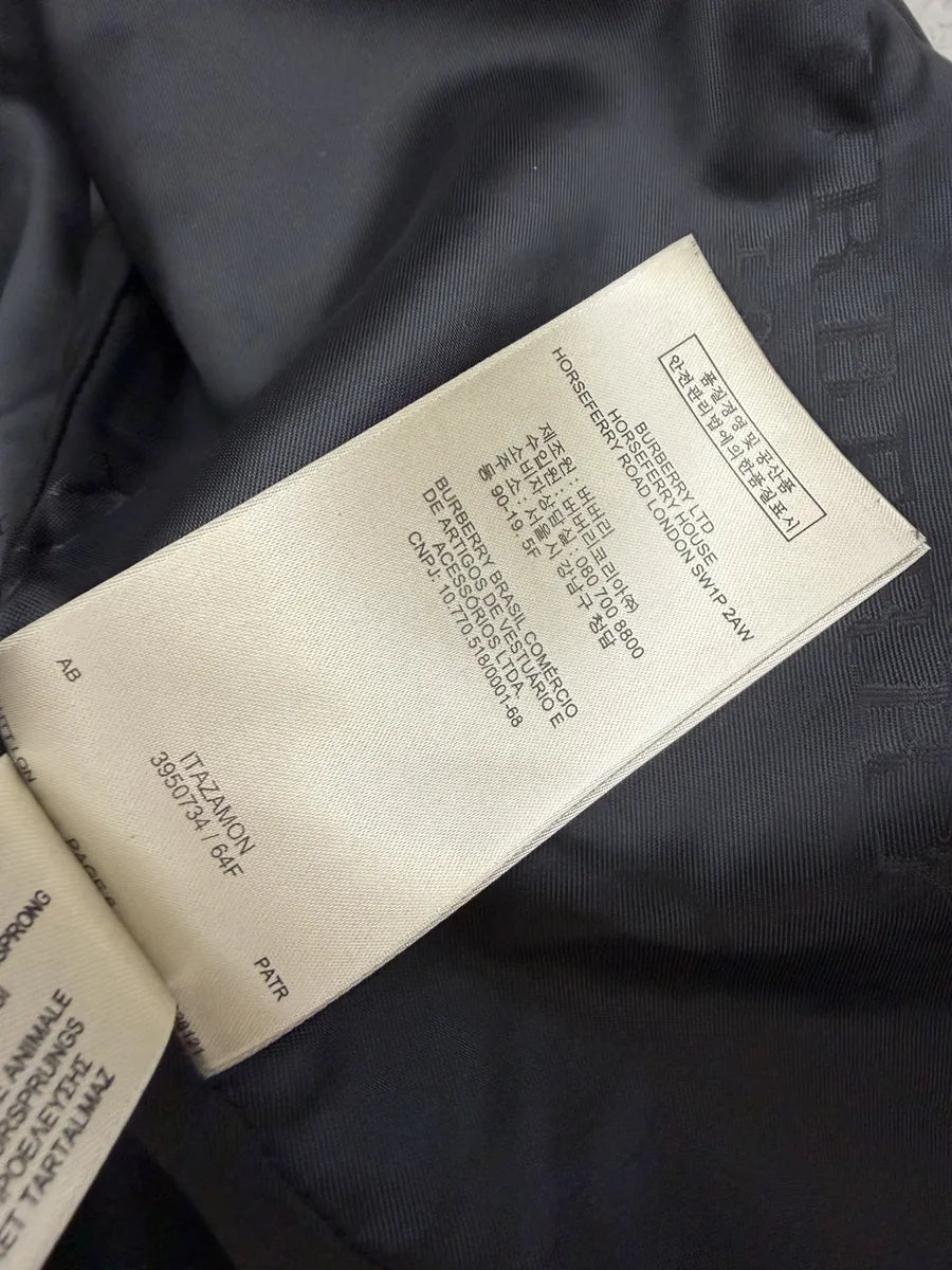Burberry Prorsum Black Leather Embroidered Leaf Leather Long Jacket DPRGPTU 12