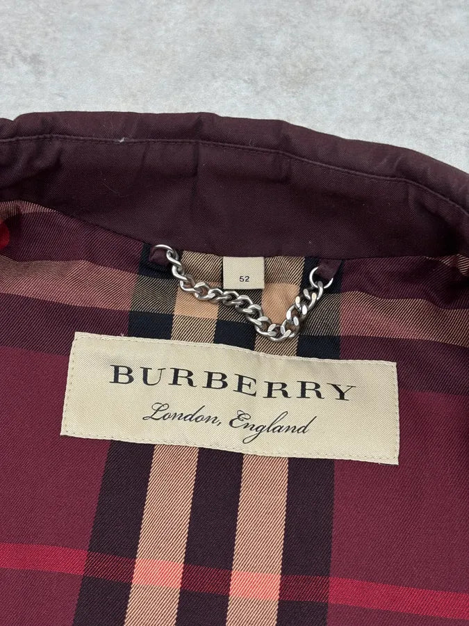 Burberry Dark Purple Obscure Classy Jacket  vwvOOUa 9