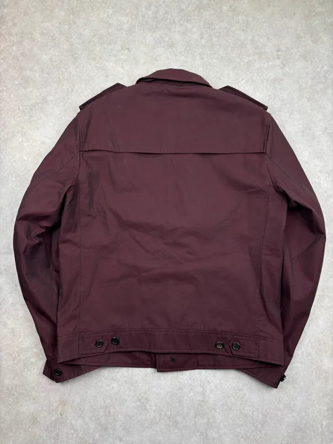 Burberry Dark Purple Obscure Classy Jacket  vwvOOUa 4
