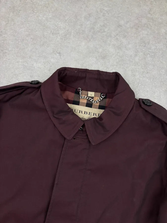 Burberry Dark Purple Obscure Classy Jacket  vwvOOUa 3