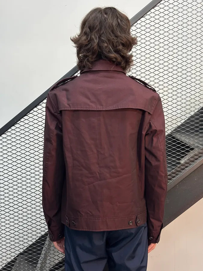 Burberry Dark Purple Obscure Classy Jacket  vwvOOUa 2
