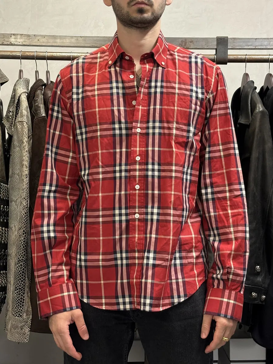 Burberry Red Checked Tartan Shirt lPiYUJj 3