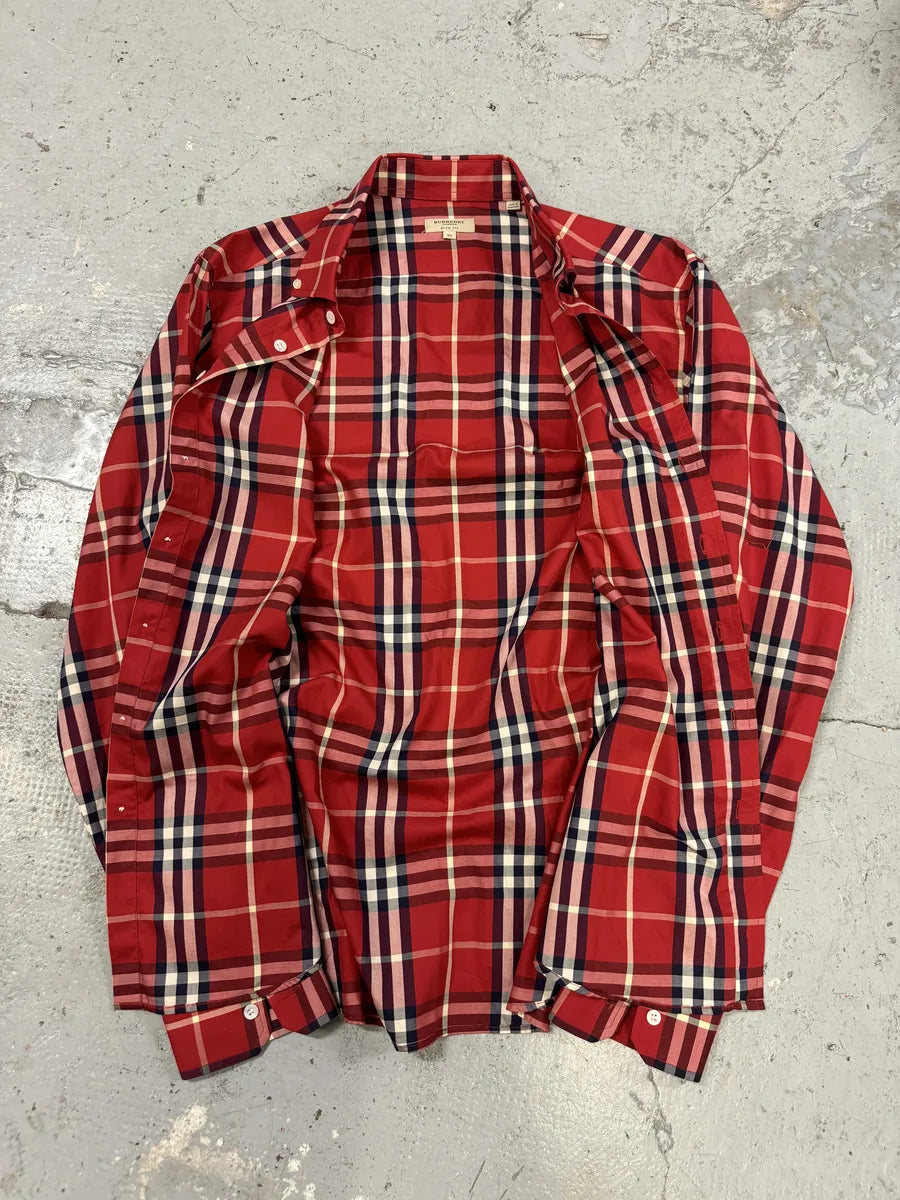 Burberry Red Checked Tartan Shirt lPiYUJj 5