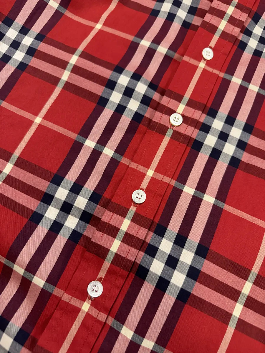 Burberry Red Checked Tartan Shirt lPiYUJj 6