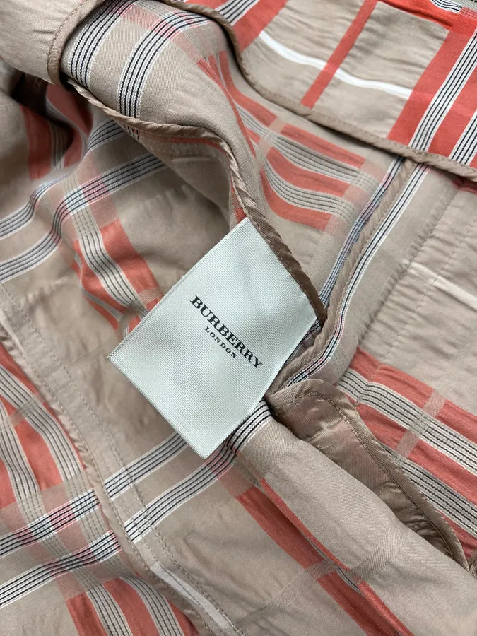 Burberry Squared Beige & Orange Jacket jcsOQNY 7