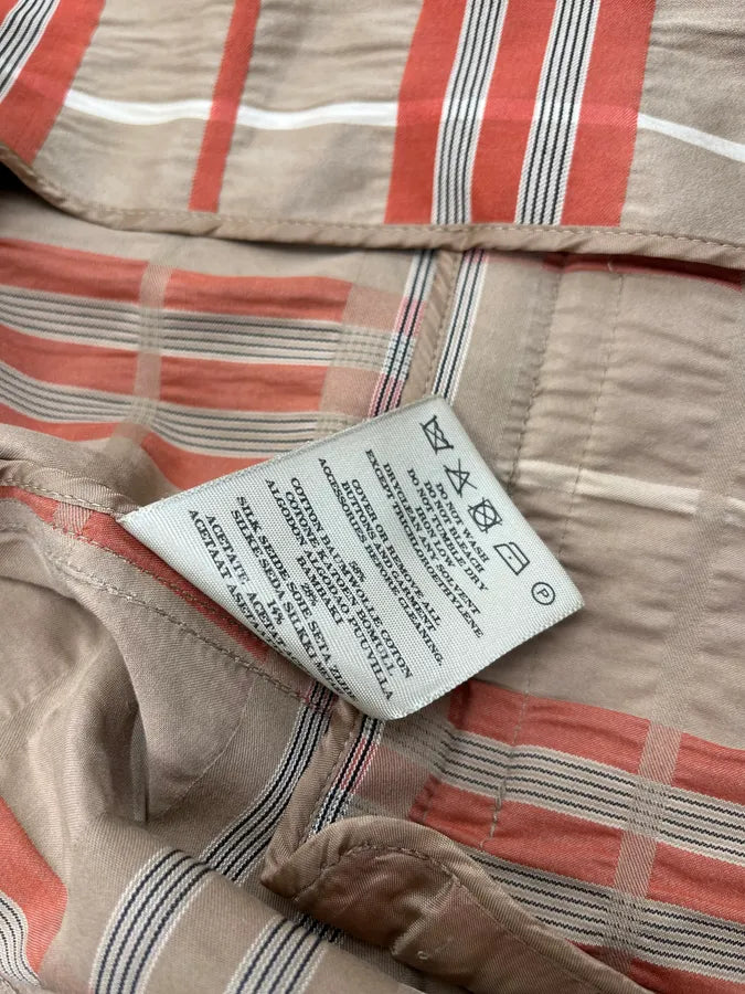 Burberry Squared Beige & Orange Jacket jcsOQNY 9
