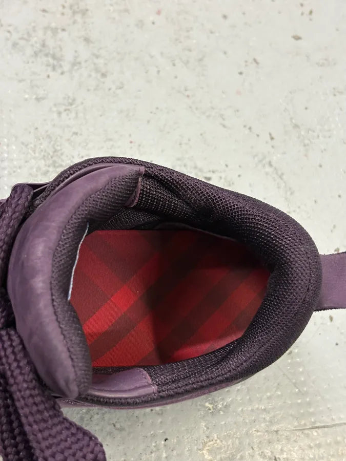 Burberry Purple Leather Extra Bubble Sneakers lacpUUv 7