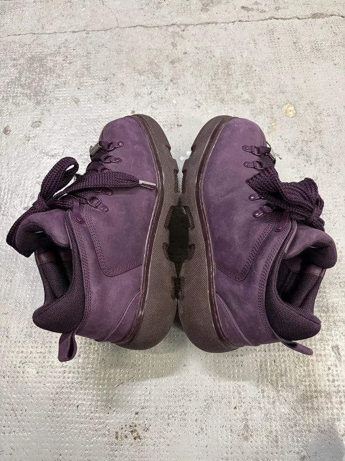 Burberry Purple Leather Extra Bubble Sneakers lacpUUv 4