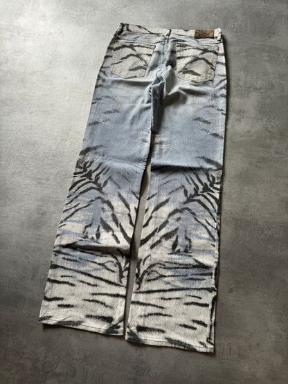 SS2002 Cavalli Safari Chic Zebra Pants (M) - 2