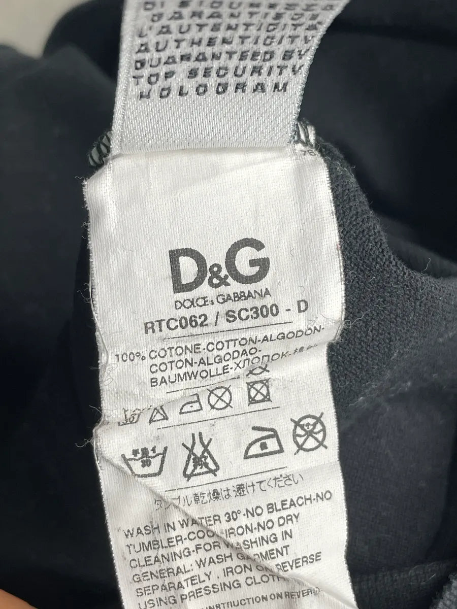 SS2011 Dolce & Gabbana Black Contrast Collar Stripe Polo byOeZDOw 8
