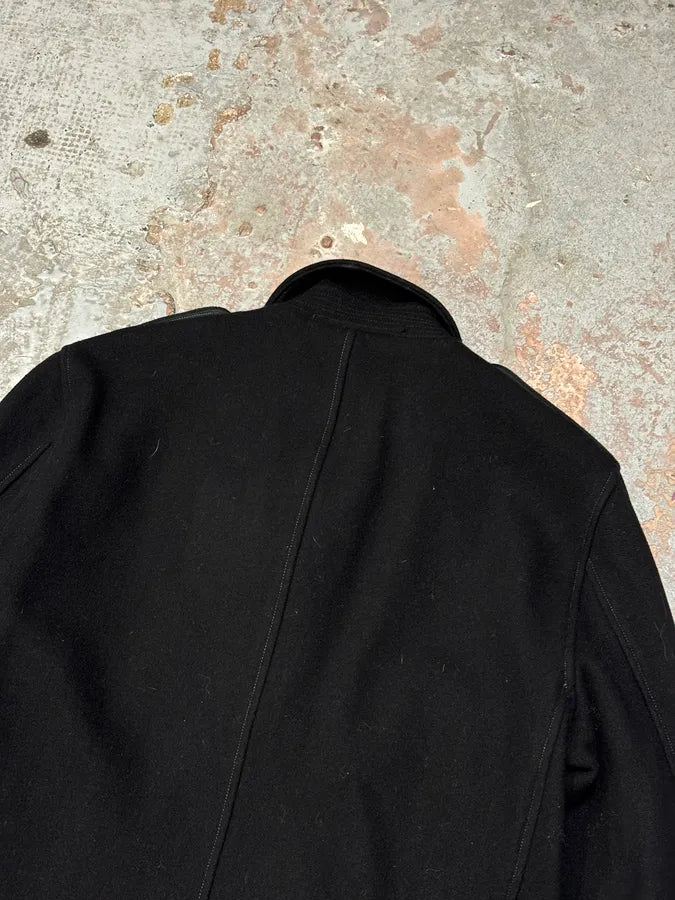 2000s C.P. Company Black Wool Double-Breasted Coat EqXzuRi 5