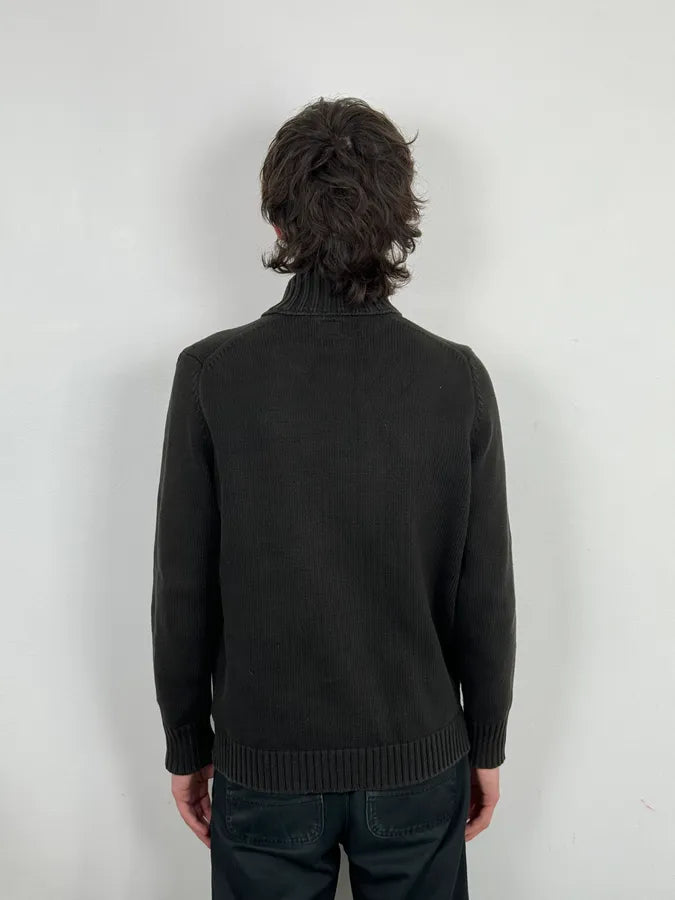 C.P. Company Brown Premium Wool Cardigan Sweater CuVwZZA 3
