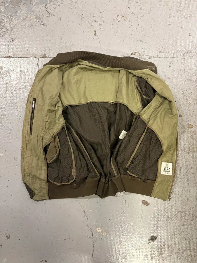 2000s C.P. Company Khaki Houndstooth Bomber Jacket FummPJi 7