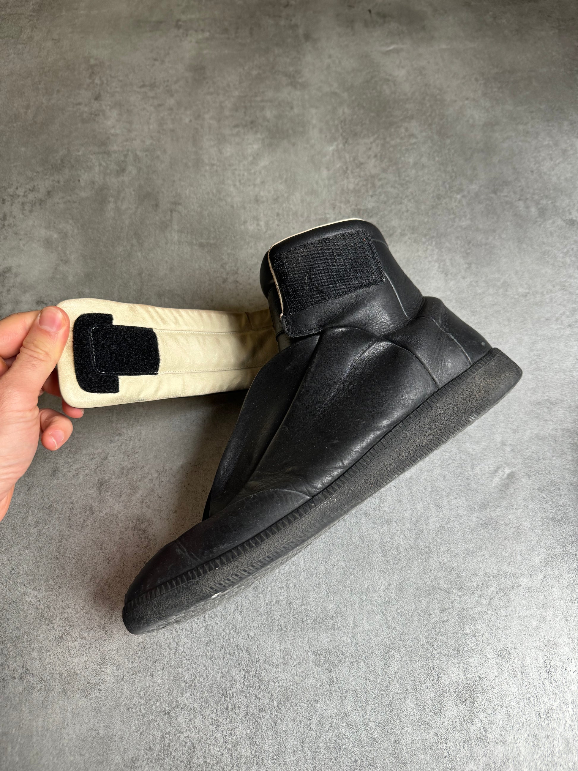 Maison Margiela Future High Black Leather (46) - 9