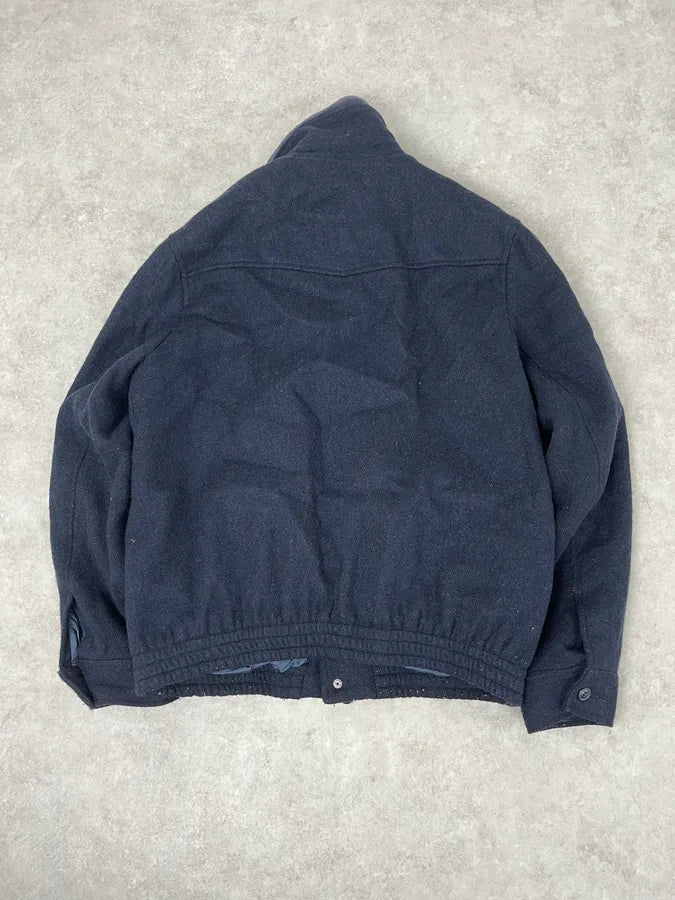A.P.C. Navy Wool Classy Jacket KpzYCWa 5